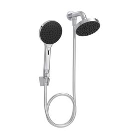 Chuveiro Redondo de Parede 12,6cm com Desviador Cromado