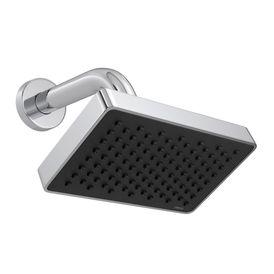 Chuveiro Retangular de Parede 15cm com Desviador Cromado