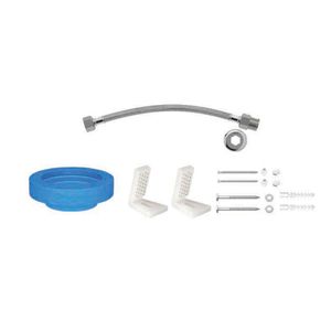 Kit de Instalação Deca para Bacia com Caixa com Fixação Lateral Cromado