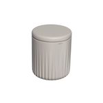 Porta-Algodao-Deca-Redonda-Senses-Amendoa-Fosco---Deca---1001.RED.AMFC---Fundo-Branco-Produto-Principal-SKU-posicionada-na-diagonal-direita-ou-redondo-e-produto-fechado