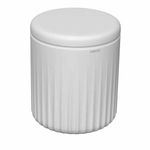 Porta-Algodao-Deca-Redonda-Senses-Branco-Fosco---Deca---1001.RED.BRFC---Fundo-Branco-Produto-Principal-SKU-posicionada-na-diagonal-direita-ou-redondo-e-produto-fechado