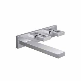 Misturador Deca de Parede com Instalação Horizontal para Lavatório Dot Cromado