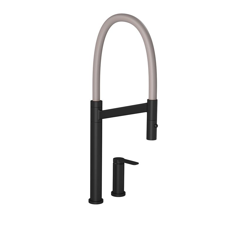 Misturador-Monocomando-Deca-de-Mesa-para-Cozinha-Colore-Black-Matte-e-Fendi---Deca---2289.BL.MT.FD---Fundo-Branco-Produto-Principal-SKU-posicionada-na-diagonal-direita-ou-redondo-e-produto-fechado