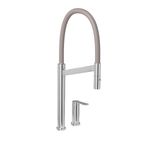 Misturador-Monocomando-Deca-de-Mesa-Bica-Alta-para-Cozinha-Colore-Cromado-e-Fendi---Deca---2289.C.FD---Fundo-Branco-Produto-Principal-SKU-posicionada-na-diagonal-direita-ou-redondo-e-produto-fechado