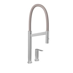 Misturador Monocomando de Mesa para Cozinha Deca Colore Cromado e Fendi