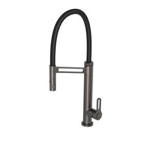 Misturador Monocomando de Mesa para Cozinha Dark Antracite