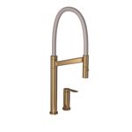 Misturador-Monocomando-Deca-de-Mesa-para-Cozinha-Colore-Red-Gold-e-Fendi---Deca---2289.GL.RD.FD---Fundo-Branco-Produto-Principal-SKU-posicionada-na-diagonal-direita-ou-redondo-e-produto-fechado