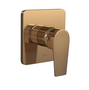 Acabamento-para-Monocomando-Deca-de-Chuveiro-Level-Red-Gold---Deca---4993.GL26.CHU.RD---Fundo-Branco-Produto-Principal-SKU-posicionada-na-diagonal-direita-ou-redondo-e-produto-fechado