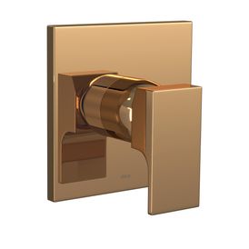 Acabamento de Monocomando de Chuveiro para Alta e Baixa Pressão Unic Red Gold