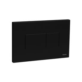 Acabamento para Caixa de Descarga Embutida Hydra Quadra Duo Preto Fosco