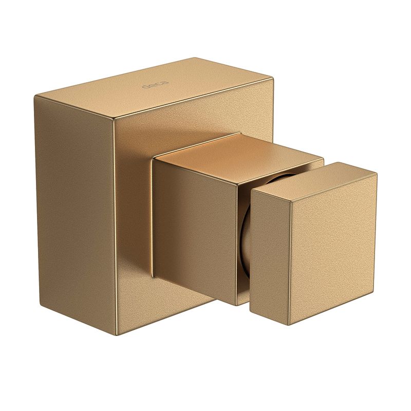 Acabamento-para-Registro-de-Gaveta-Deca-1-1-4--e-1-1-2--Cubo-Gold-Matte---Deca---4900.GL86.GD.MT---Fundo-Branco-Produto-Principal-SKU-posicionada-na-diagonal-direita-ou-redondo-e-produto-fechado