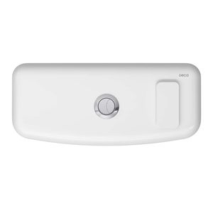 Caixa Acoplada Deca Higienizadora com Duplo Acionamento e Cartucho de Limpeza para Bacias Aspen Fast Flex Izy Ravena Branco