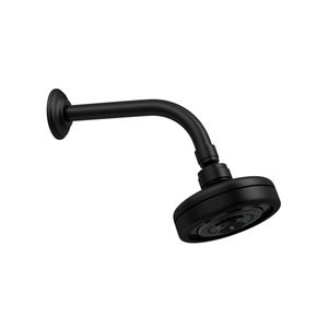 Chuveiro com Tubo de Parede Acqua Plus Standart Black Matte