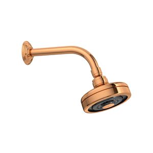 Chuveiro com Tubo de Parede Acqua Plus Standart Red Gold
