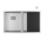 Cuba-Dupla-Deca-para-Cozinha-em-Inox745x440x201-Wish-Inox---Deca---CC.620.75.DUO.INX---Fundo-Branco-Produto-Principal-SKU-vista-de-cima