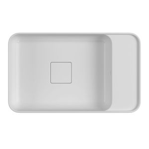 Cuba Suspensa Deca com Mesa a Direita Retangular 50cm Slim Branco