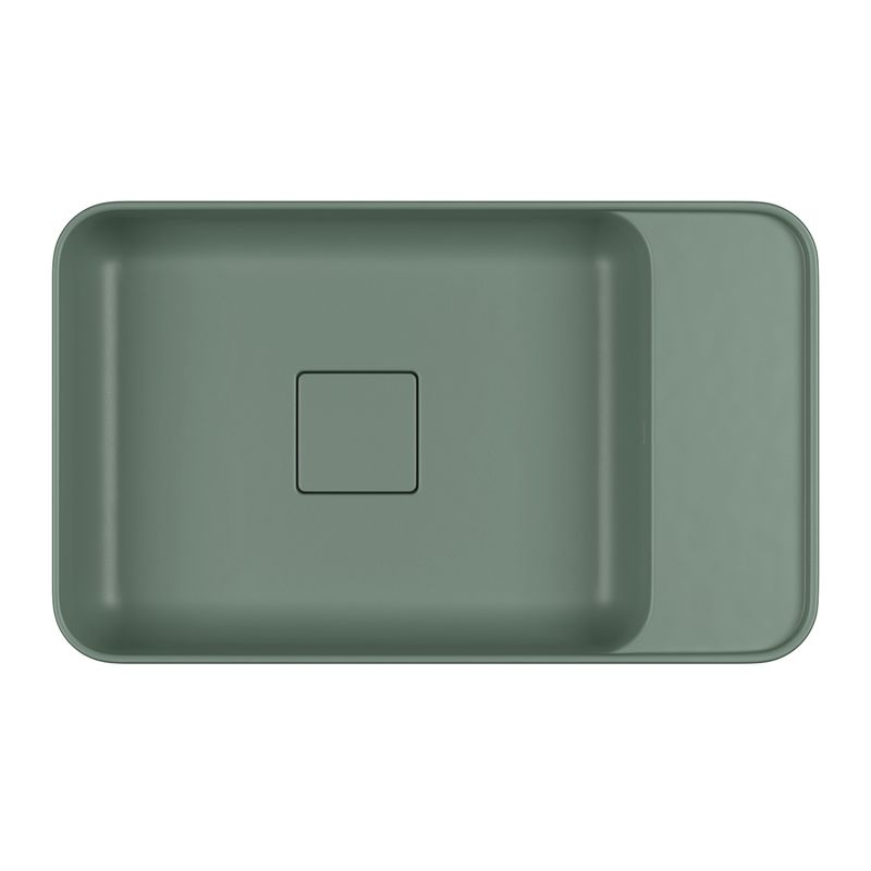 Cuba-Suspensa-Deca-com-Mesa-a-Direita-Retangular-50cm-Slim-Salvia---Deca---L.43050.MD.49---Fundo-Branco-Produto-Principal-SKU-vista-de-cima