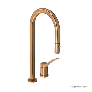 Bica de Mesa para Cozinha Deca You Red Gold
