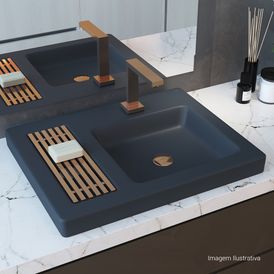 Torneira de Mesa Touchless Bica Alta para Lavatório Dream Red Gold