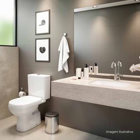 Caixa Acoplada Deca com Acionamento Duo para Bacias Clean Duna Level Monte Carlo Village Vogue Branco