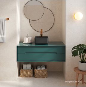 Misturador-Monocomando-Deca-de-Mesa-Bica-Baixa-para-Lavatorio-Level-Red-Gold---Deca---2875.GL26.RD---Ambientada-Ampla-pode-com-2-ou-mais-produtos-diretamente-ou-indiretamente-relacionados-ou-quando-a-imagem-for-de-um-ambiente-completo.