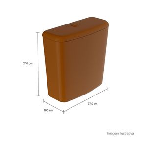 Caixa-Acoplada-Deca-para-Bacias-Aspen-Fast-Izy-Ravena-Spot-Caramelo---Deca---CD.00.23---Fundo-Branco-Medida-Foto-com-medidas-Produto-unico-ou-multiplos