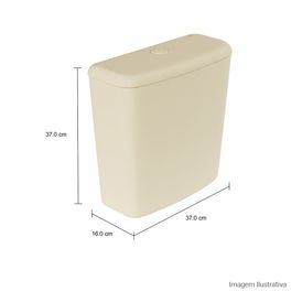 Caixa Acoplada Creme