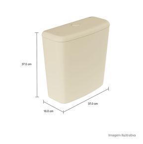 Caixa-Acoplada-Deca-para-Bacias-Aspen-Fast-Izy-Ravena-Spot-Creme---Deca---CD.00.37---Fundo-Branco-Medida-Foto-com-medidas-Produto-unico-ou-multiplos