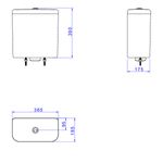 Caixa-Acoplada-Deca-com-Dual-Fluxpara-Bacias-Carrara-Nuova-Soft-Antracite---Deca---CD.11F.85---Fundo-Branco-Medida-Imagem-do-Desenho-tecnico-de-engenharia