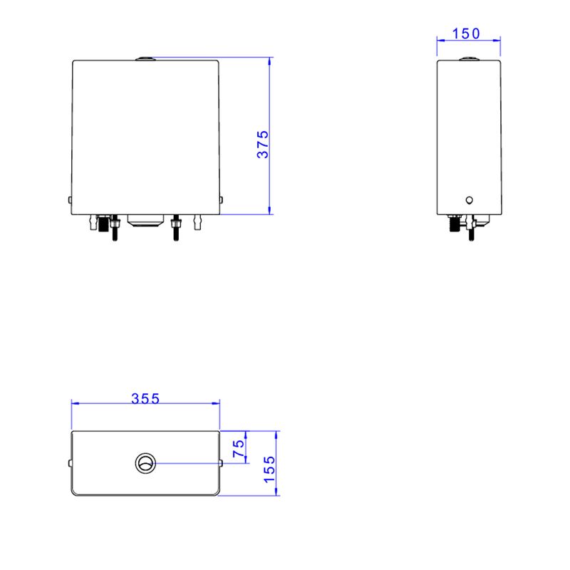 Caixa-Acoplada-Deca-com-Acionamento-Duo-para-Bacias-Quadratta-Branco-e-Cromado---Deca---CD.44F.17---Fundo-Branco-Medida-Imagem-do-Desenho-tecnico-de-engenharia