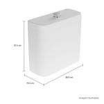Caixa-Acoplada-Deca-com-Acionamento-Duo-para-Bacias-Vogue-Plus-Conforto-Branco---Deca---CDC.01F.17---Fundo-Branco-Medida-Foto-com-medidas-Produto-unico-ou-multiplos