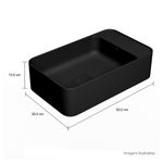Cuba-Suspensa-Deca-com-Mesa-a-Direita-Retangular-50cm-Slim-Ebano-Fosco---Deca---L.43050.MD.94---Fundo-Branco-Medida-Foto-com-medidas-Produto-unico-ou-multiplos