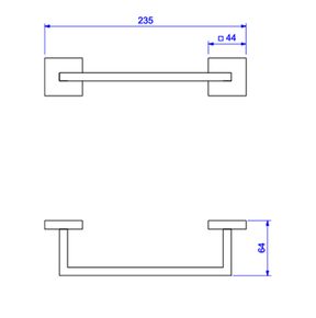 Porta-Toalha-Deca-Barra-20cm-Clean-Red-Gold---Deca---2040.GL.020.CLN.RD---Fundo-Branco-Medida-Imagem-do-Desenho-tecnico-de-engenharia