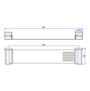 Prateleira-Deca-em-Metal-Polo-Red-Gold---Deca---2031.GL33.RD---Fundo-Branco-Medida-Imagem-do-Desenho-tecnico-de-engenharia