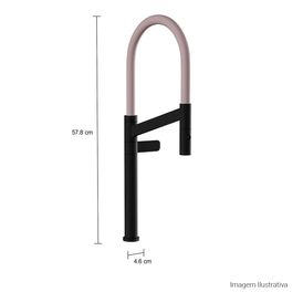 Torneira de Mesa para Cozinha Deca Colore Black Matte