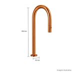 Bica-de-Mesa-Deca-Curva-para-Cozinha-You-Red-Gold---Deca---1292.GL99.RD---Fundo-Branco-Medida-Foto-com-medidas-Produto-unico-ou-multiplos