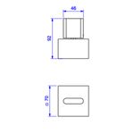 Acabamento-para-Registro-de-Gaveta-Deca-1-1-4--e-1-1-2--Polo-Black-Noir---Deca---4900.BL33.GD.NO---Fundo-Branco-Medida-Imagem-do-Desenho-tecnico-de-engenharia