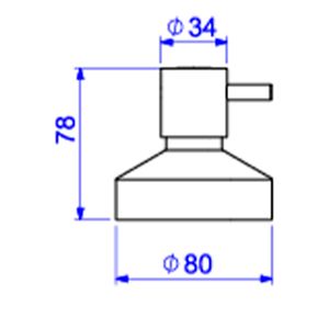 Acabamento para Registro de Gaveta Deca 1 1/4 e 1 1/2 Link Cromado
