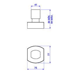 Acabamento para Registro de Gaveta Deca 1 1/4 e 1 1/2 Liv Cromado