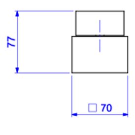 Acabamento para Registro de Gaveta de 1 1/4 e 1 1/2 Dream Cromado