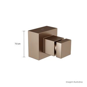 Acabamento para Registro de Gaveta de 1 1/4 e 1 1/2 Cubo Corten