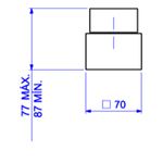 Acabamento-para-Registro-de-Gaveta-Deca-1-1-4--e-1-1-2--Dream-Gold-Matte---Deca---4900.GL87.GD.MT---Fundo-Branco-Medida-Imagem-do-Desenho-tecnico-de-engenharia