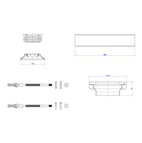 Kit-de-Instalacao-Deca-para-Bacia-Convencional-com-Fixacao-Vertical-Cromado---Deca---1200.C.KIT.P---Fundo-Branco-Medida-Imagem-do-Desenho-tecnico-de-engenharia