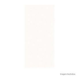 Cerâmica Monocromatico Acetinado 40x90cm Branco - Ceusa Vivenda Pastel Textura Retificado
