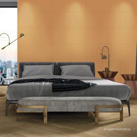 Cerâmica Monocromatico Acetinado 40x90cm Amarelo - Ceusa Retificado