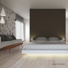 Cerâmica Decorado Acetinado 35x65cm Branco - Ceusa Alborg Fall Retificado