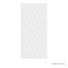 Cerâmica Monocromatico Brilhante 40x90cm Branco - Ceusa Canelado Retificado