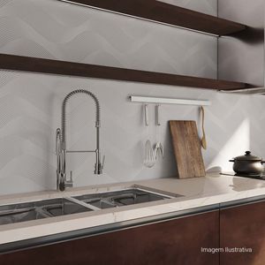 Azulejo Joaquina Acetinado White - 40cmx90cm Ret
