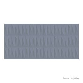 Cerâmica Monocromatico Acetinado 40x90cm Azul - Ceusa Rubik Retificado