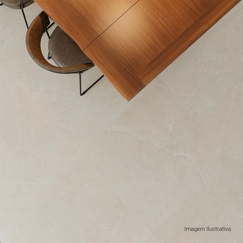 Porcelanato-Escala-Acetinado-Beige-100x100cm-Ret---Ceusa---5004320A---Ambientada-Ampla-